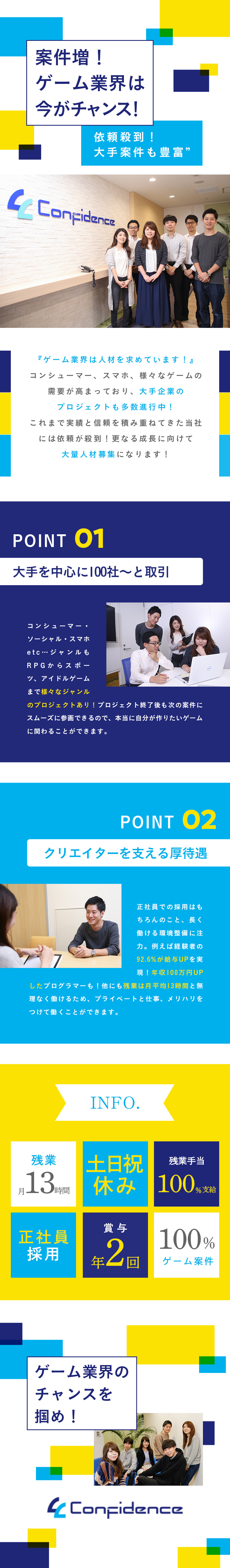 株式会社コンフィデンス ゲームクリエイター プランナー デザイナー プログラマー等 勤務地 新宿区のpick Up 転職ならdoda デューダ