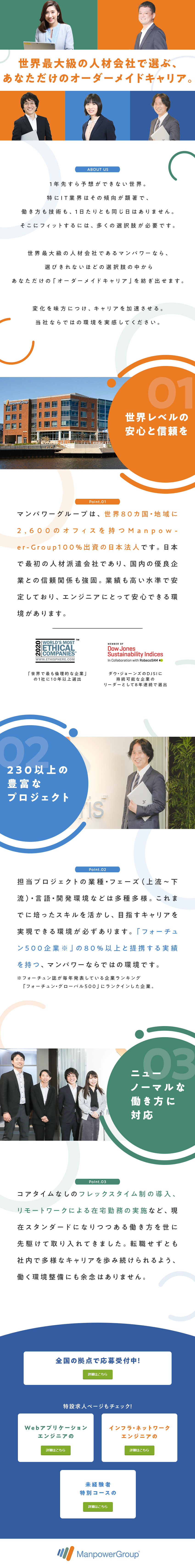 マンパワーグループ株式会社 Itエンジニア アプリ インフラ 組込み Rpa パッケージ 勤務地 港区 大阪市中央区 名古屋市中区 ほかのpick Up 転職ならdoda デューダ