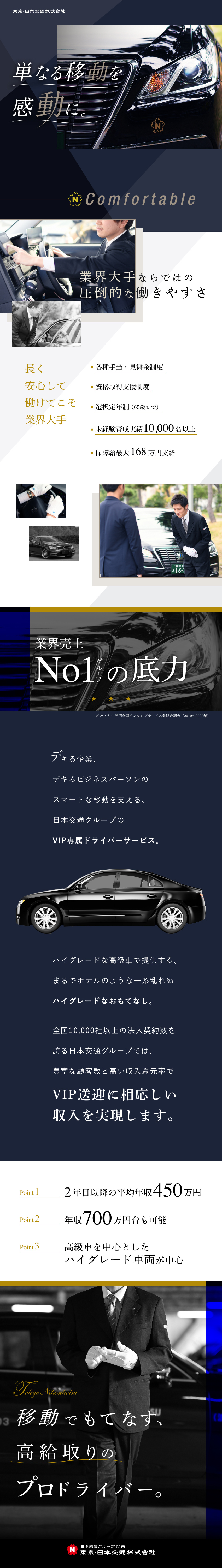 日本交通グループ関西 合同募集 東京 日本交通株式会社 さくらタクシー株式会社 役員 Vip専属ドライバー候補 保障給半年最大168万円 勤務地 大阪市浪速区 大阪市福島区 大阪市西淀川区 ほかのpick Up 転職ならdoda デューダ