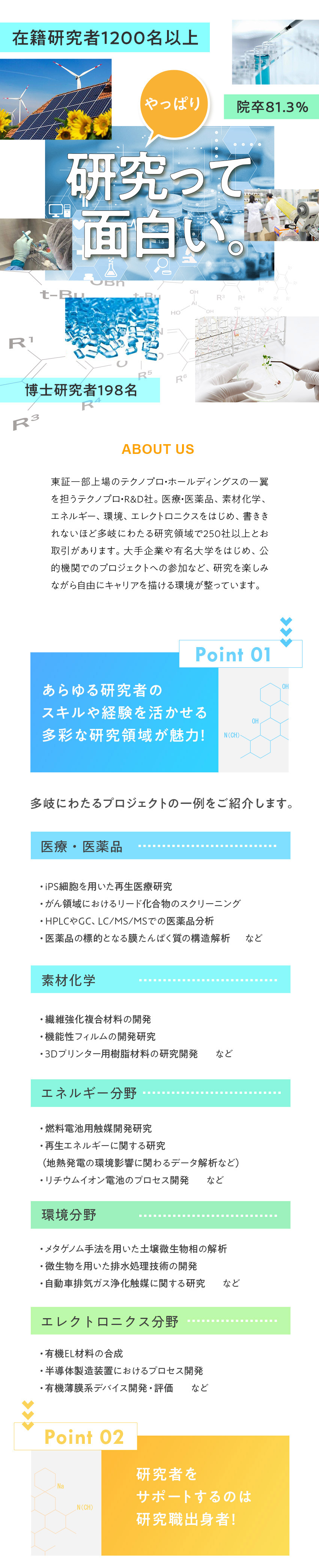 株式会社テクノプロ テクノプロ R D社 テクノプロ グループ 基礎 応用研究 製品開発 全国募集 平均残業月8時間 のpick Up 転職ならdoda デューダ