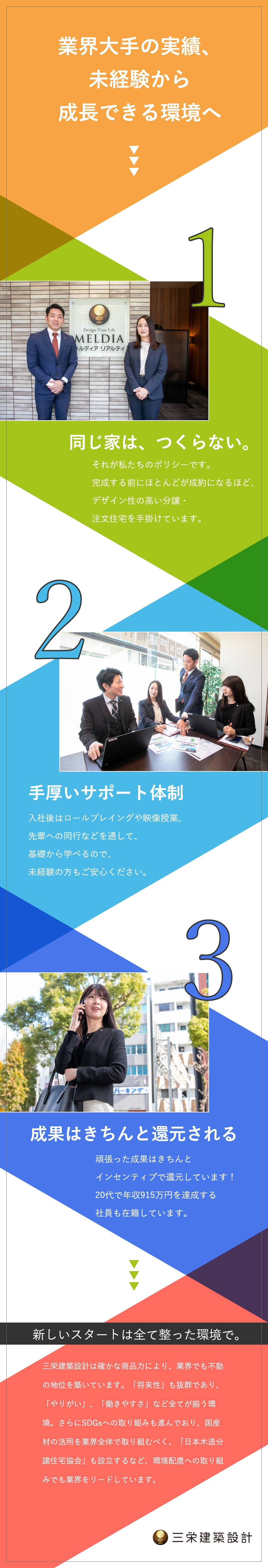 株式会社三栄建築設計 未経験歓迎の営業職 月給27万円以上 完全週休2日制 勤務地 新宿区 杉並区 江戸川区 ほかのpick Up 転職ならdoda デューダ