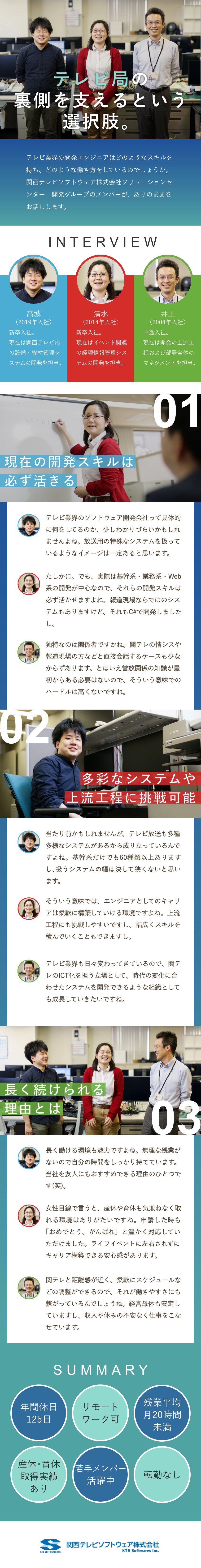 関西テレビソフトウェア株式会社 Se Pg 経験言語不問 大阪 転勤なし リモートワーク可 勤務地 大阪市北区のpick Up 転職ならdoda デューダ