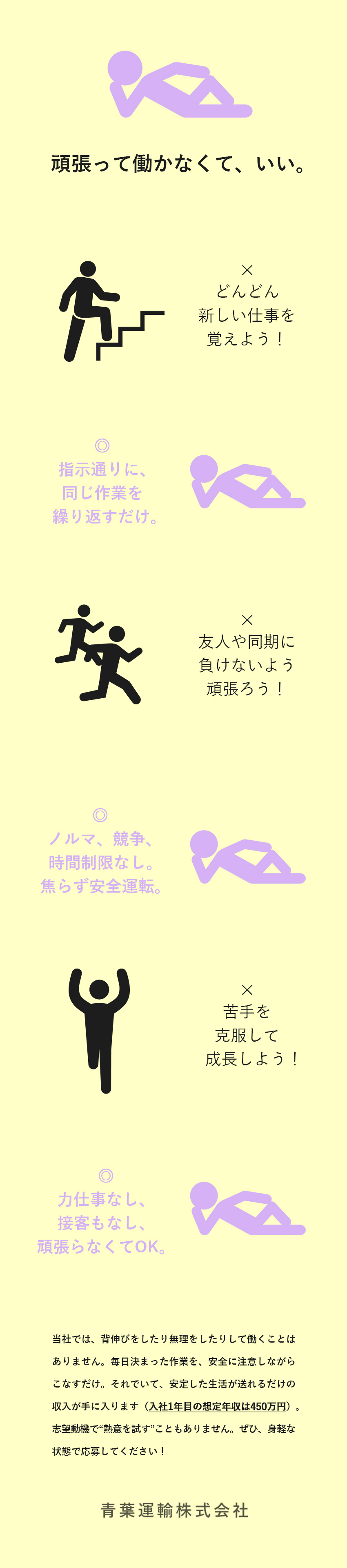 青葉運輸株式会社／特殊運搬車両の運転オペレーター／未経験歓迎／年収