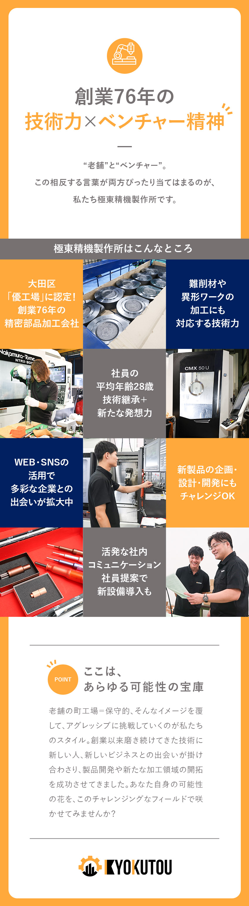 株式会社極東精機製作所 金属加工エンジニア／月給35万円以上／完全週休2日制／土日休