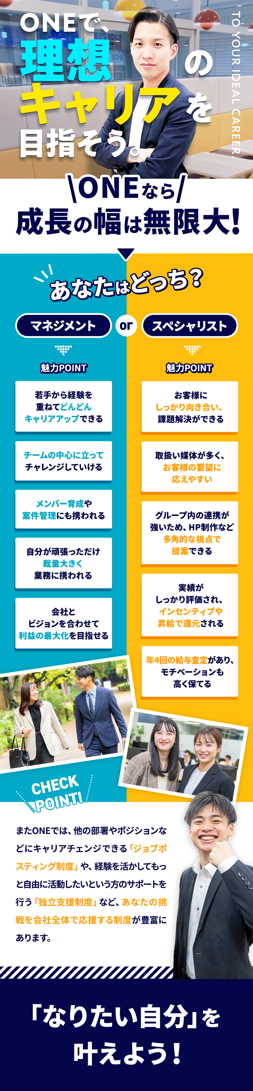 株式会社ＯＮＥ Indeed PLUSを中心に営業・広告運用／平均年齢28歳