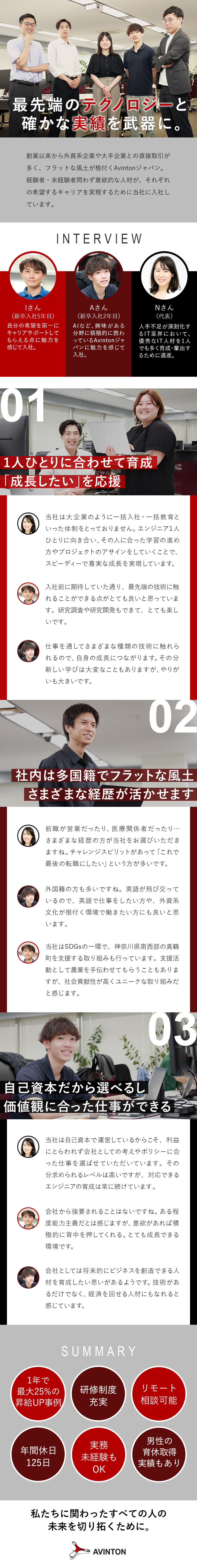 Ａｖｉｎｔｏｎジャパン株式会社 未経験歓迎／ITエンジニア／AIなど最先端技術に携わる