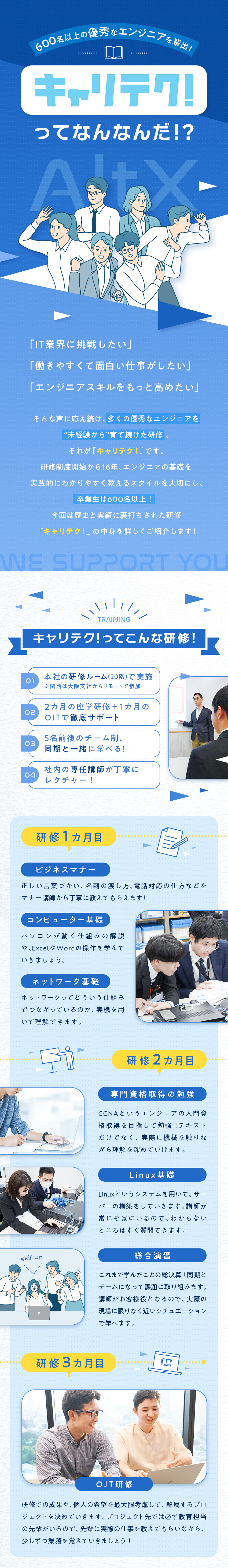 株式会社ＡｌｔＸ(京セラグループ) インフラエンジニア／未経験歓迎／充実の研修制度／住宅手当あり