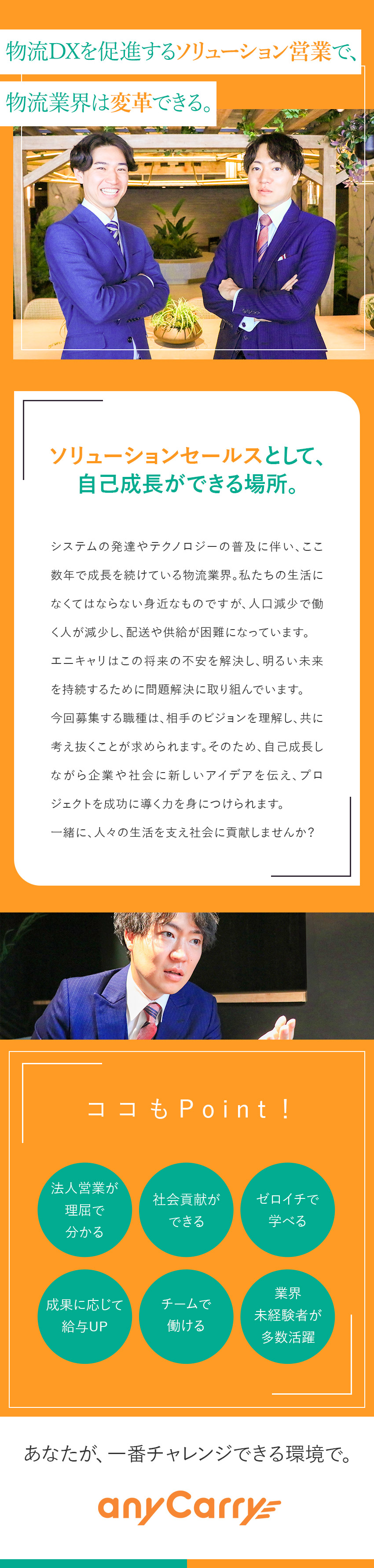 株式会社エニキャリ 未経験スタートOKの法人営業／リモートワークあり／フレックス