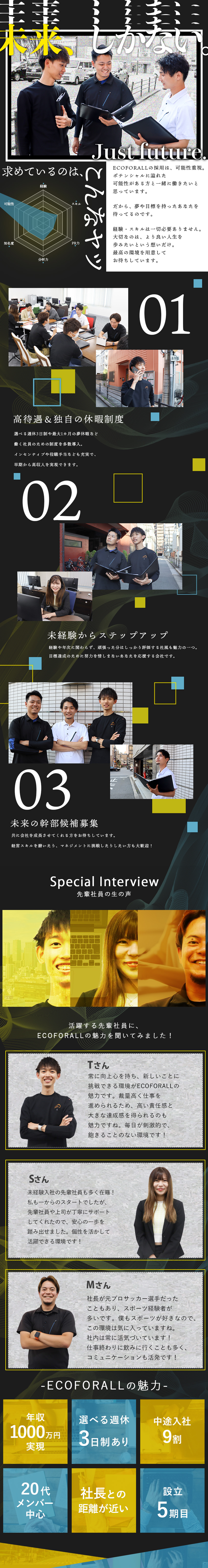 株式会社ＥＣＯ　ＦＯＲ　ＡＬＬ コンサルティング営業／未経験歓迎／コアメンバー採用／週休3日