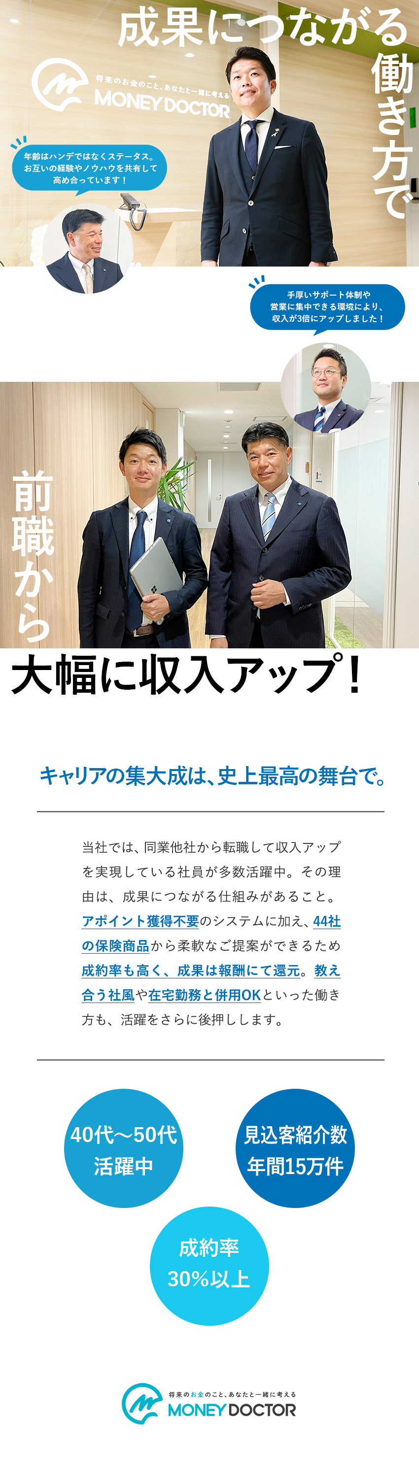 株式会社ＦＰパートナー【プライム市場】 新規アポ獲得不要のファイナンシャルプランナー／40代活躍中