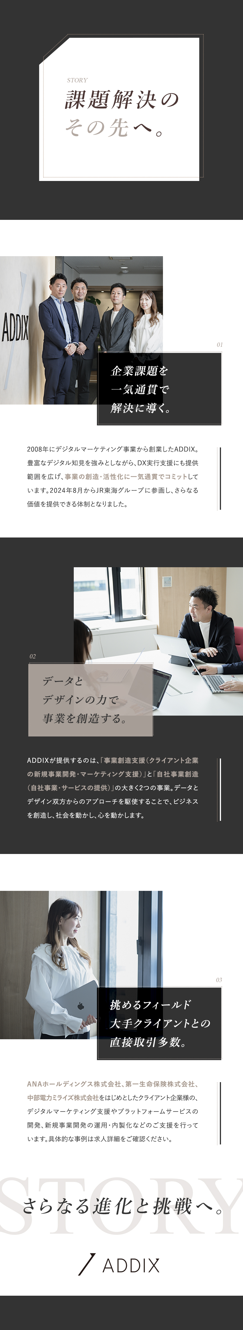 2024年8月1日よりJR東海グループへ参画！／デジタル領域の新規事業立ち上げやマーケティング支援／スケールの大きなナショナルクライアント案件多数／株式会社ＡＤＤＩＸ(JR東海グループ)