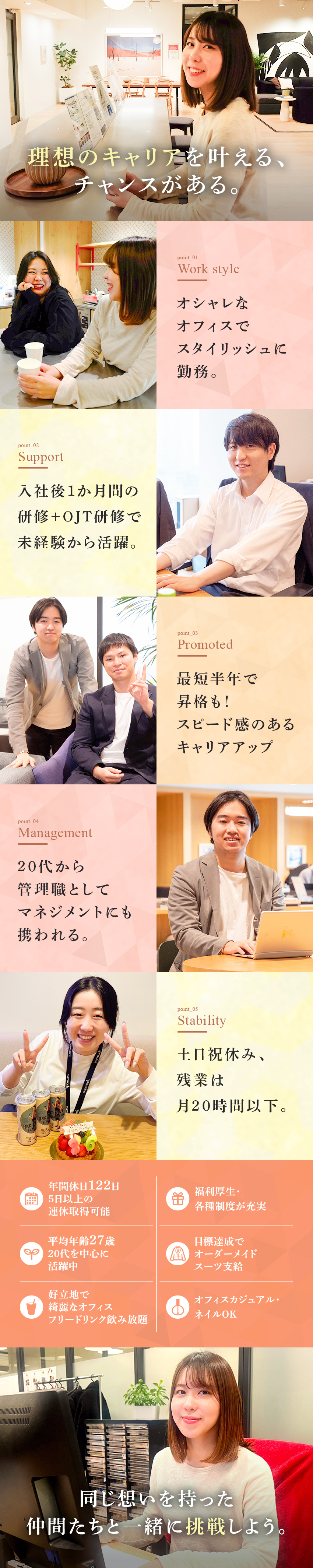 【昇給・昇格】1年目から月収35万以上が目指せる！／【採用支援】400の媒体とトレンドな採用で課題解決／【各種制度】独立支援・社宅補助・退職金…など充実◎／株式会社マルニコーポレーション