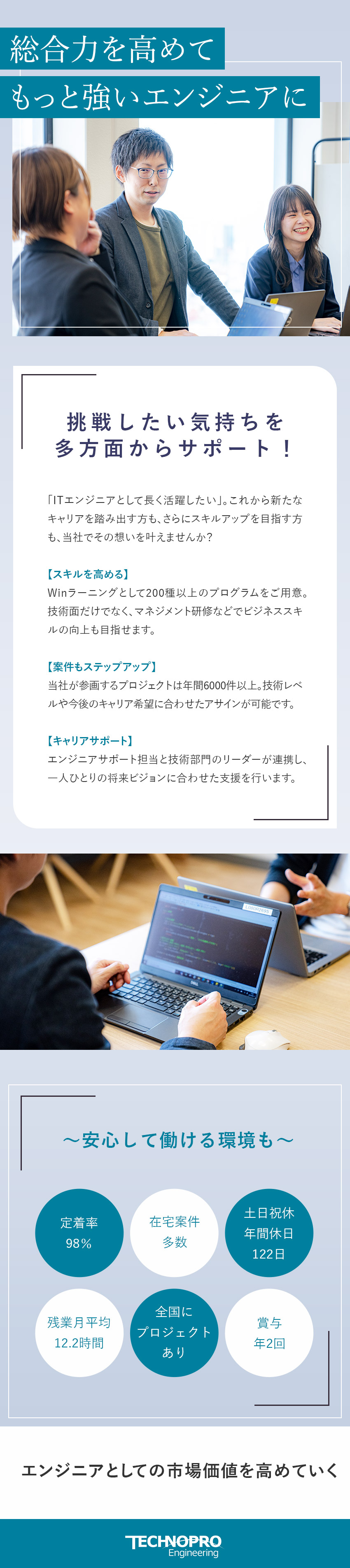 【プライム市場上場G】取引先企業数800社以上／【キャリア形成】研修＆希望に合わせた案件アサイン／【働き方◎】在宅案件あり・土日祝休・残業12.2ｈ／株式会社テクノプロ　テクノプロ・エンジニアリング社（TPE）(テクノプロ・グループ)