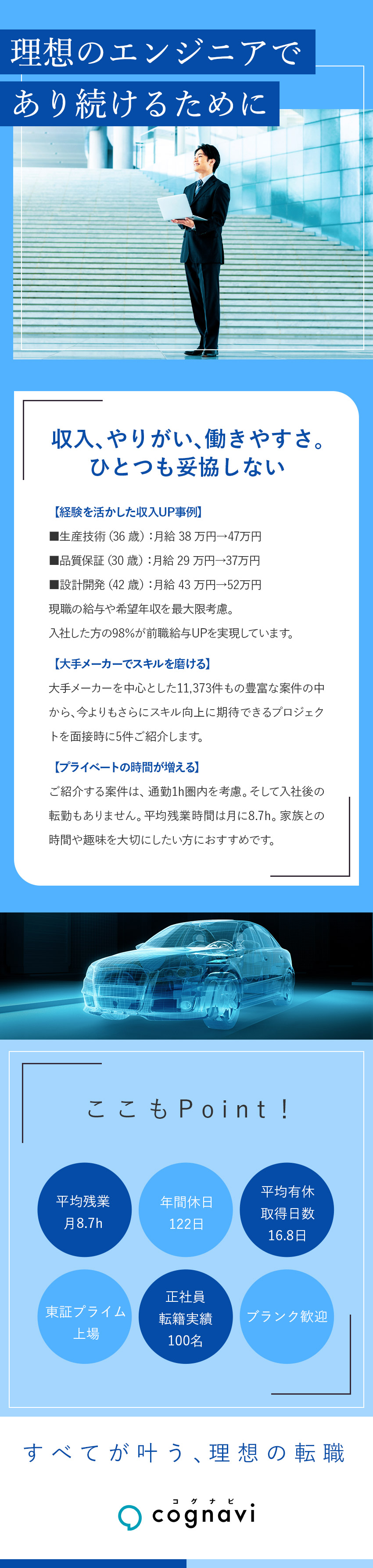 安定した環境、やりがい、働きやすさ、すべてが叶う！／入社後も転勤なし・通勤圏内の大手メーカーのみご紹介／入社した方の98%が前職給与UPを実現／株式会社フォーラムエンジニアリング／コグナビ【プライム市場】