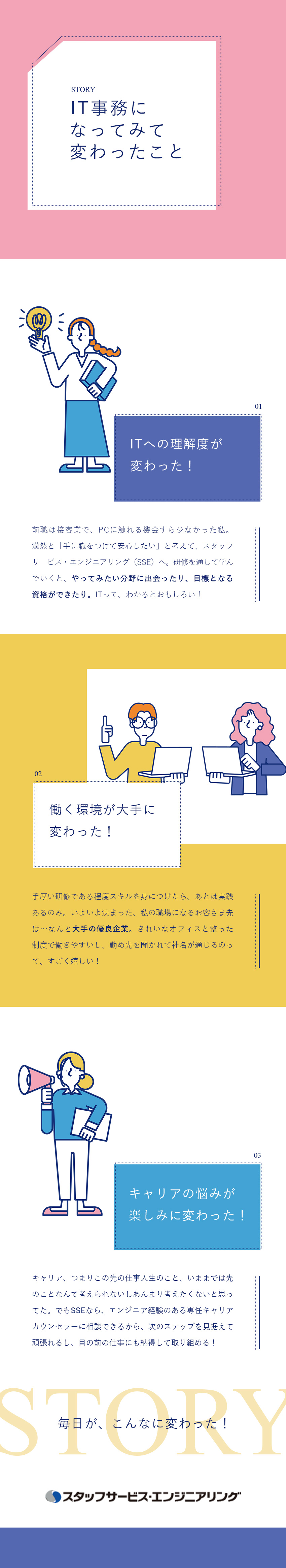 事務＋IT◎ニーズの高いスキルをW習得！安定感◎／大手で活躍のチャンス◎整ったオフィス・充実の制度／キャリア相談◎エンジニア経験のあるプロがサポート／株式会社スタッフサービス　エンジニアリング事業本部