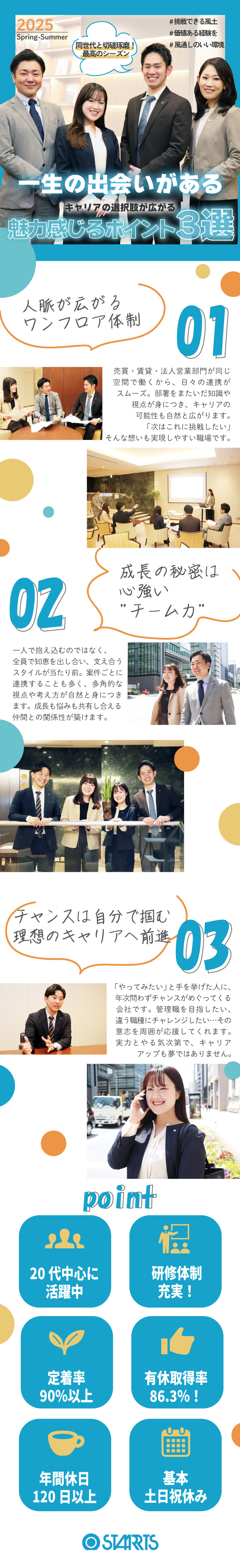 【充実】各種研修◆自分に必要な知識を幅広く！成長◎／【安心】創業56年東証プライム上場スターツG／【理想】グループ人事に直接キャリアプラン申請制度！／スターツコーポレートサービス株式会社