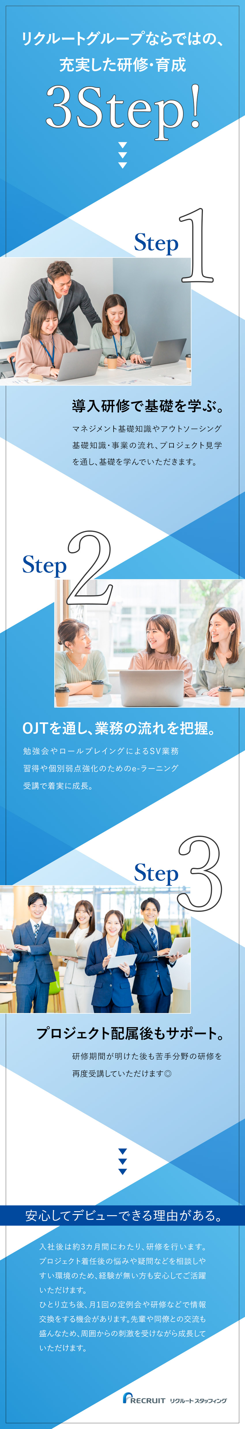 【経験不問】事務・アパレル・営業など前職はさまざま／【働きやすさ】年間休日125日／土日祝休／転勤なし／【安定基盤】リクルートグループ／12期連続で成長中／株式会社リクルートスタッフィング(リクルートグループ)