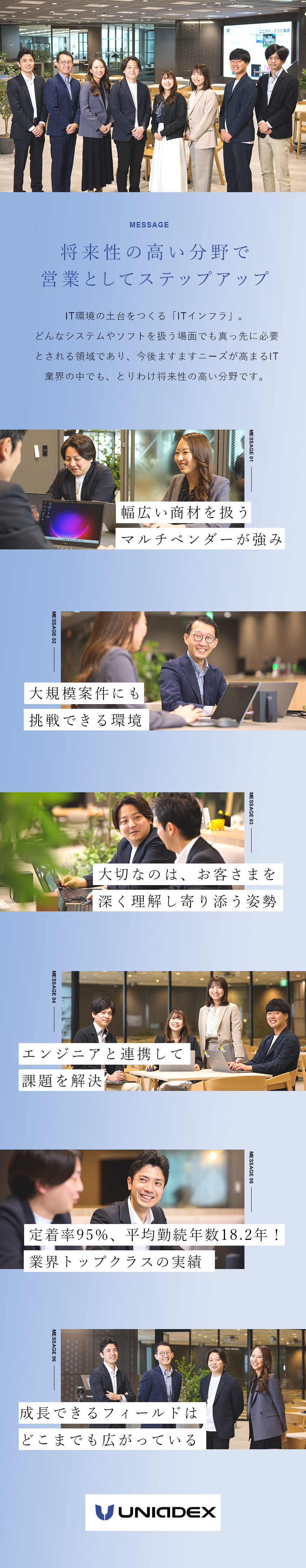 【将来性◎】ITインフラのエキスパートを目指せる！／【安定◎】上場大手グループ・BIPROGYの一員／【待遇◎】完休2日制／年休123日／諸手当充実／ユニアデックス株式会社(BIPROGYグループ)