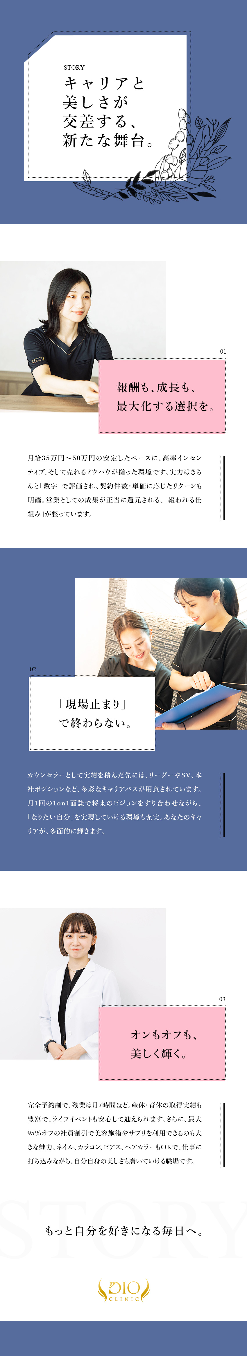 成長と収入を最大化◆スキル研修＋高率インセンティブ／可能性が広がる◆「キャリア」も「美」もアップデート／月給35万円～50万円＋インセン／残業月7h程度／株式会社フィットメディカル