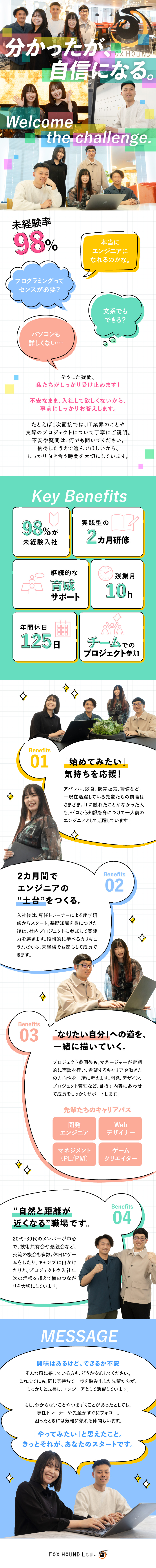 【高収入】入社3年で年収1000万円の先輩も！／【AIもフル活用した自社研修】最短距離で一人前に★／【平均年齢29歳】20代・30代の同期と一緒に成長／ＦＯＸ　ＨＯＵＮＤ株式会社