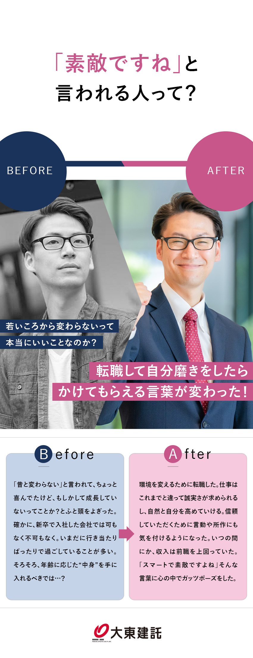 ◎未経験歓迎！幅広い年齢層の方々が活躍中！／◎「売る」ではなく信頼関係を築く営業職／◎平均年収879万円／年収1000万円～の社員在籍／大東建託株式会社【プライム市場】