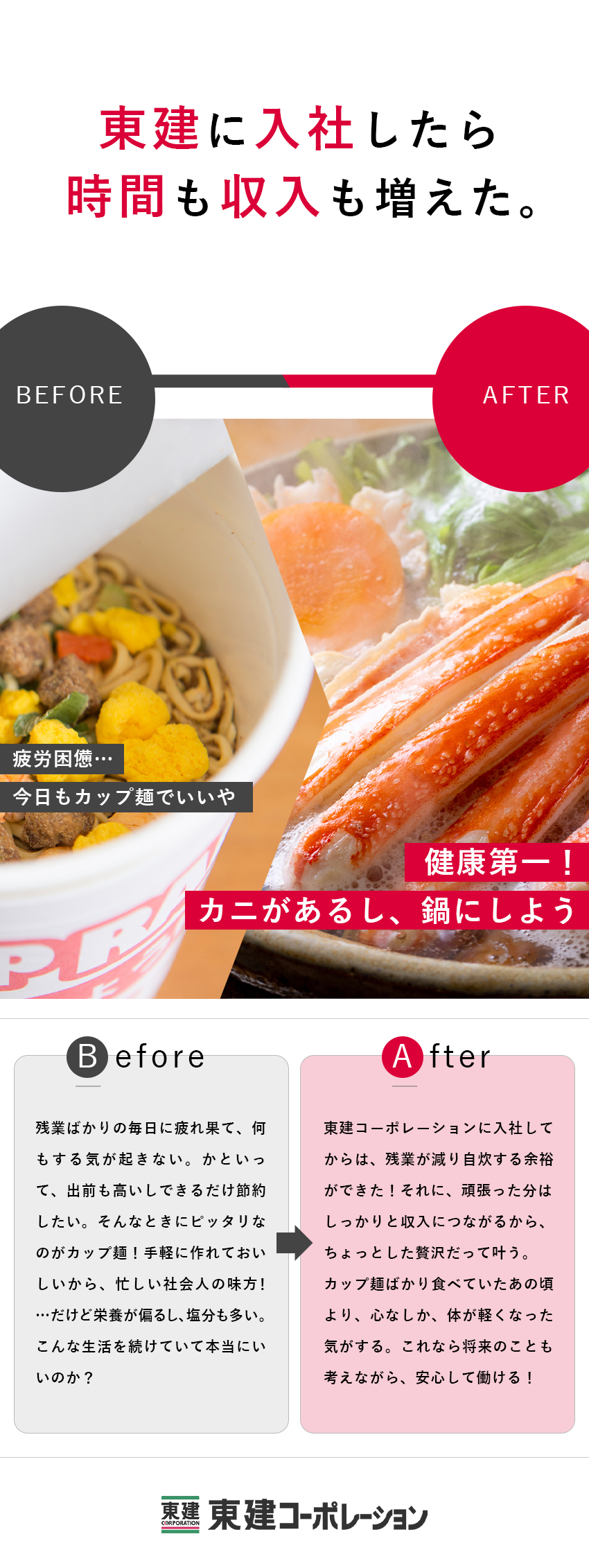 【安定収入】固定給＋成果給！／平均年収819万円！／【働きやすい環境】年休121日／残業月15時間以下／【未経験歓迎】研修＆支援体制が充実／手厚い福利厚生／東建コーポレーション株式会社【プライム市場】