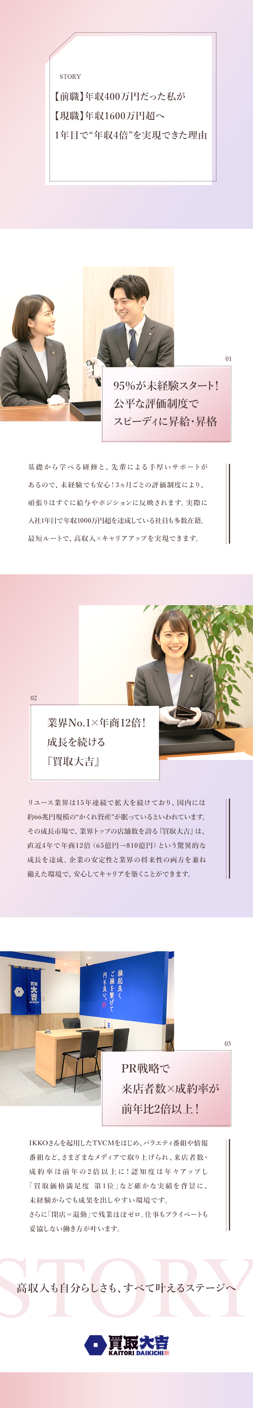 【高収入】入社者全員 月収50.1万円保証！／【メディアも注目】直近4年で年商12倍の高成長企業／【プライベート充実】「閉店＝退勤」で残業なし！／株式会社エンパワー