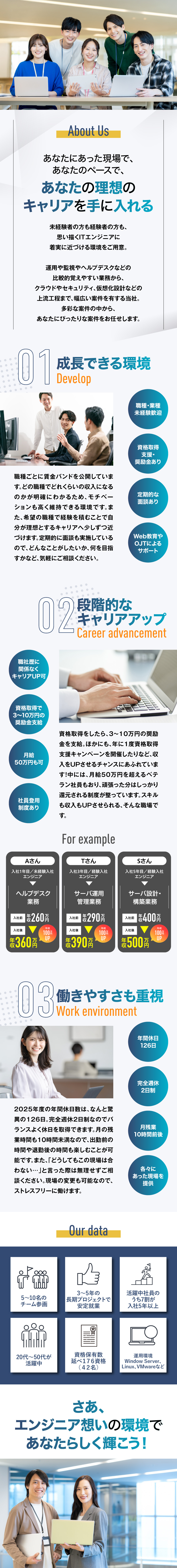 【安定成長】NECグループとの長期プロジェクト多数／【スキルアップ】資格取得奨励金（3万円～10万円）／【働きやすさ】残業月10h・年休126日・単価公開／株式会社テー・エス・イー