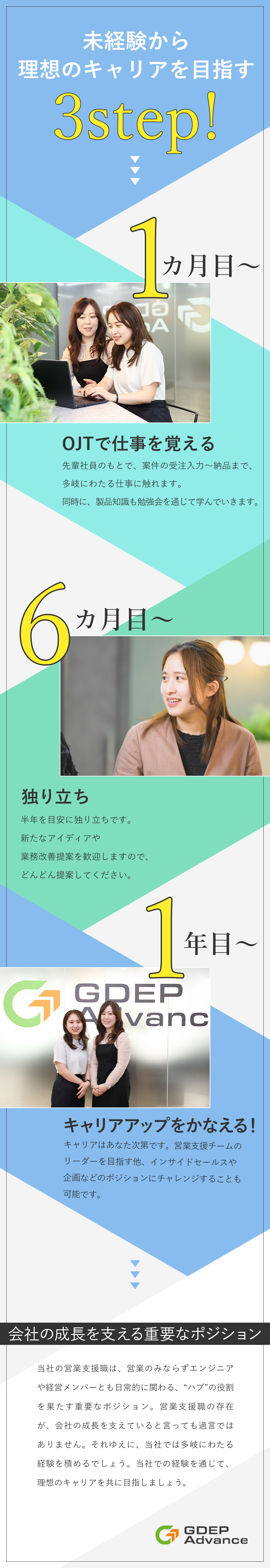 スタンダード上場／創業以来9年連続増益を更新！／未経験歓迎／アジリティを重要視し、スピード成長／年休123日／賞与年2回／服装自由／時差出勤OK／株式会社ジーデップ・アドバンス【スタンダード市場】