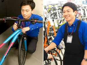 株式会社ビックカメラ 【プライム市場】 店舗内での自転車組立・接客／賞与実績4ヶ月／残業月10h程度