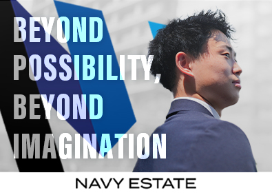 ネイビーエステート株式会社 不動産営業／残業少／年休130日／月給35万円／若手活躍中