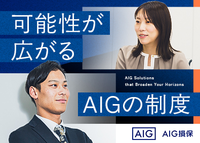 AIG損害保険株式会社 リスクコンサル法人営業／土日祝休み／年収1000万円超多数