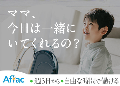 アフラック生命保険株式会社 既存顧客中心の提案営業／休みや勤務時間を自分で決められる