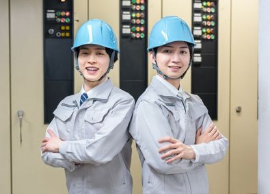 株式会社ラインビルド(コーニッシュグループ) 自社保有ビルの設備管理スタッフ／週休2日制／手当充実
