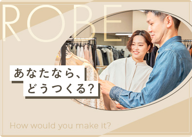 株式会社ローブ アパレルの企画営業／未経験歓迎／土日祝休／服装・髪型自由