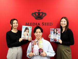株式会社メディアシード ファッション誌企画営業／未経験で月収80万円も！／若手活躍中