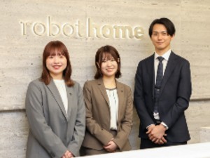 株式会社robot home【スタンダード市場】 賃貸募集（リーシング）／未経験可／年休124／有休消化84％