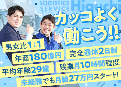株式会社樋口物流サービス（HR事業部） 物流現場への人材コーディネーター／完休2日／残業少／土日休み