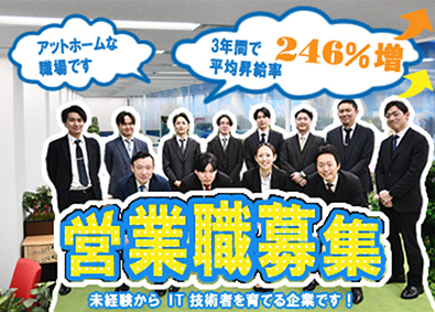 株式会社ベオスアイティーホールディングス ITキャリアコーディネーター（法人営業）／実力に応じた成果