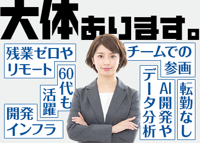マッチスル株式会社 ITエンジニア／9割年収UP／40～70代活躍中／リモート可