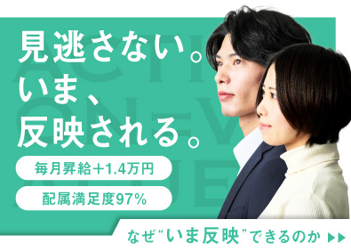 レジリット株式会社 昇給20項目から選び毎月プラス1.4万／平均623万円／SE