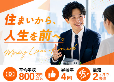 株式会社グランデス 不動産営業／未経験歓迎！成約率は4割超え！月給40万円～！