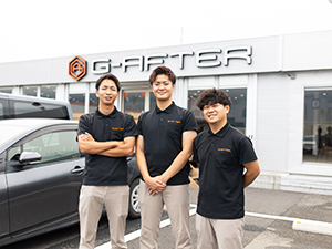 株式会社ジーアフター 中古車の販売営業／月給43万円以上／入社時の平均月収81万円