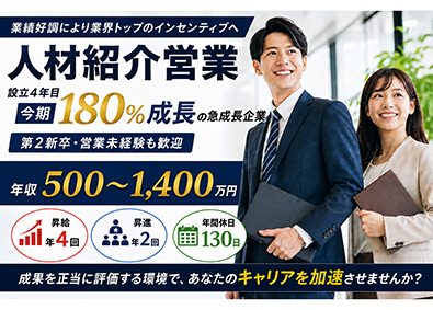 株式会社メグリア 営業／平均27歳／20代年収1000万円超／年休130日以上