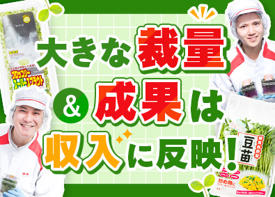 株式会社村上農園 発芽野菜の生産管理・品質改善／経験不問／20代・30代活躍中
