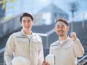 株式会社リンカイ 施工管理（土木・建築）／月給38万円～／前職給与保証